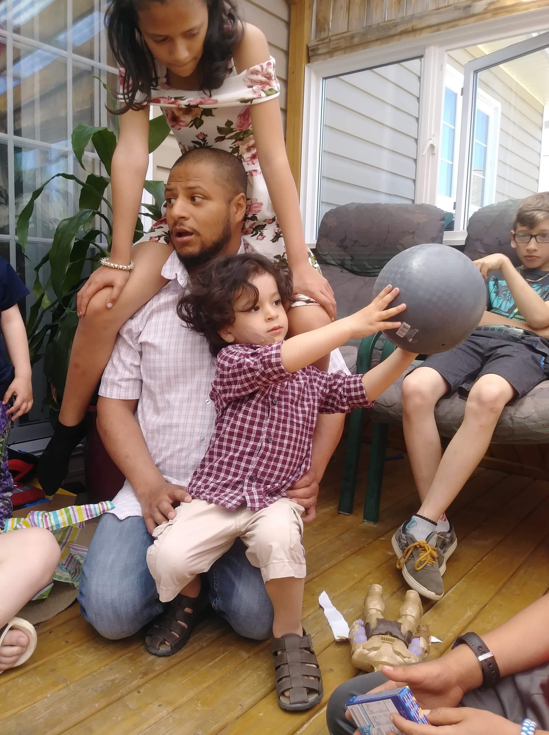 Jean-Martin and family