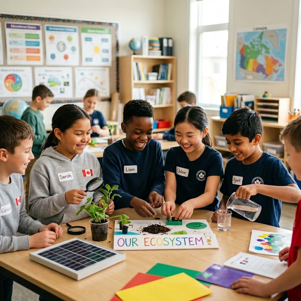 Students collaborating